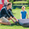 Intex - Rechargeable Electric Air Pump, 3 Interchangeable Nozzles, Indoor or Outdoor Use - - Mounts For Less