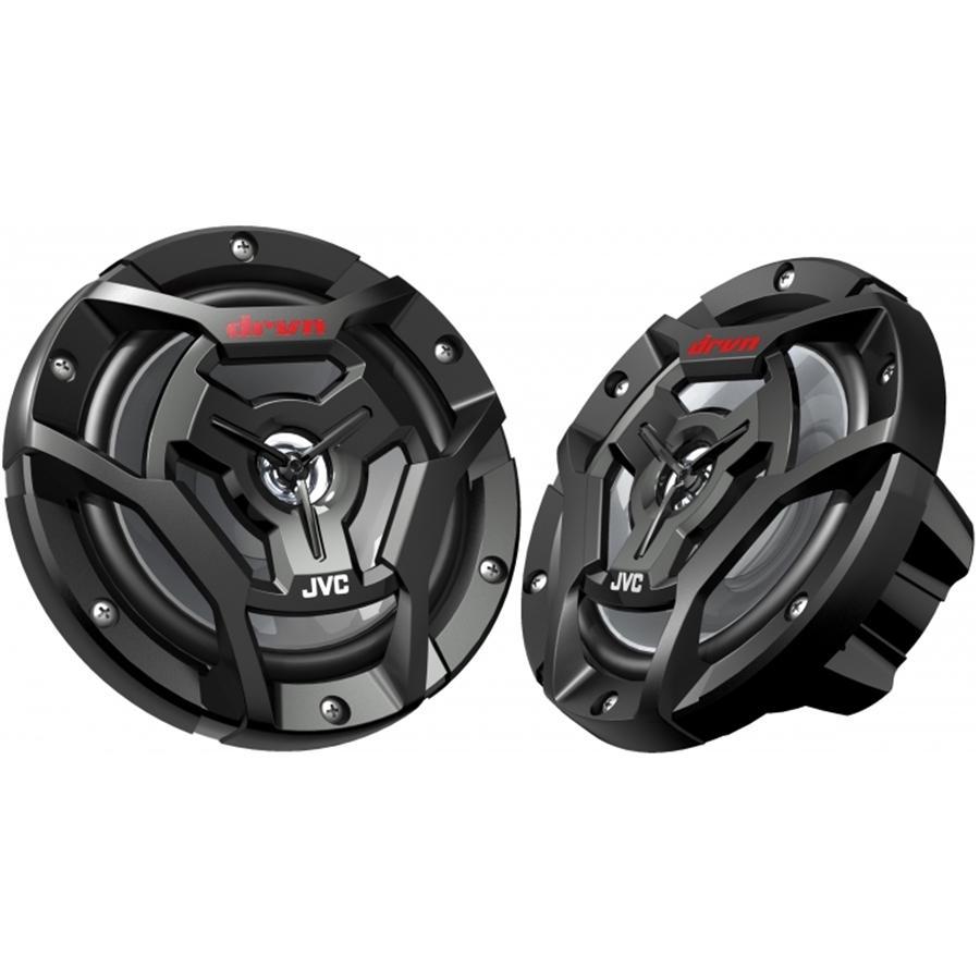 JVC-CS-DR6200M Marine/ MotorSport 6-1/2" 2-Way Coaxial Speakers featuring Water Resistant Woofers 150W, Black - - Mounts For Less