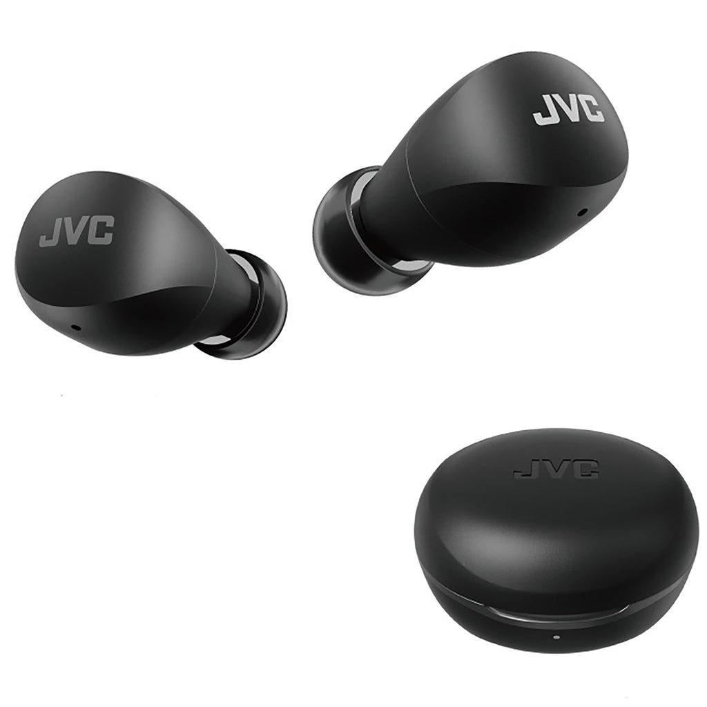 JVC HA-A6T-B - In-Ear Wireless Headphones, Bluetooth 5.1, With Charging Box and Touch Control, Black - - Mounts For Less