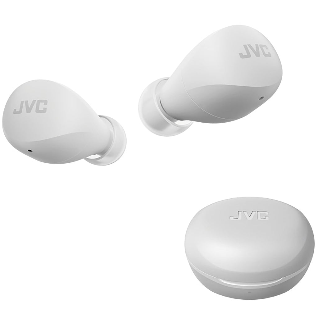 JVC HA-A6T-W - In-Ear Wireless Headphones, Bluetooth 5.1, With Charging Box and Touch Control, White - - Mounts For Less