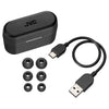 JVC HA-A9T-B - Wireless In-Ear Headphones, Bluetooth 5.1 with Charging Box and Touch Sensor, Black - - Mounts For Less