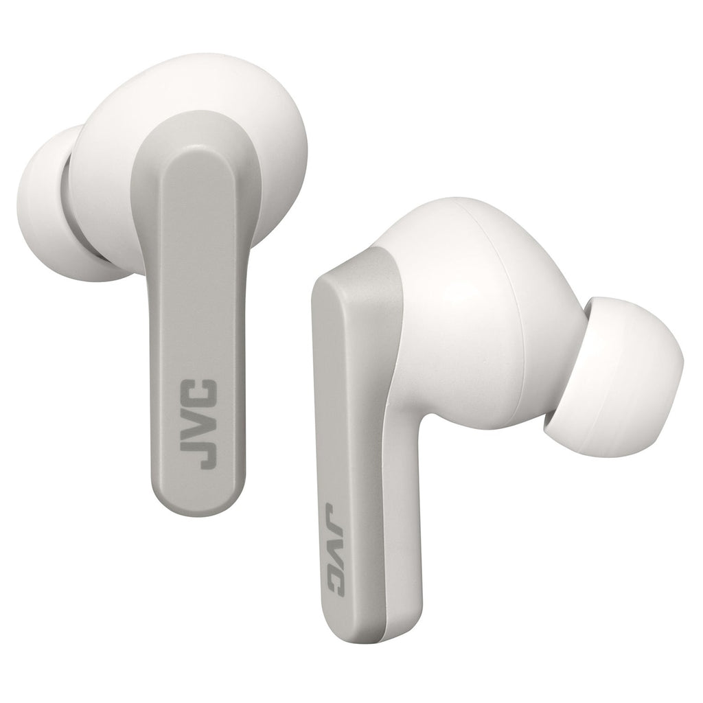 JVC HA-A9T-W - Wireless In-Ear Headphones, Bluetooth 5.1 with Charging Box and Touch Sensor, White - - Mounts For Less