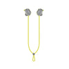 JVC HA-AE1W-H - Sport In-Ear Headphones, Wireless, Bluetooth 5.0 with Microphone and Remote Control, Grey and Yellow - - Mounts For Less