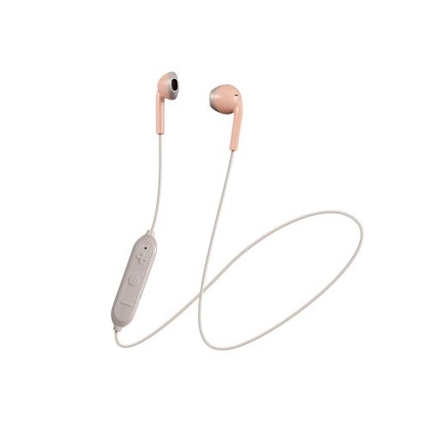 JVC HA-F19BT-PT Retro Bluetooth Earphones with Microphone and Remote Control Pink - - Mounts For Less
