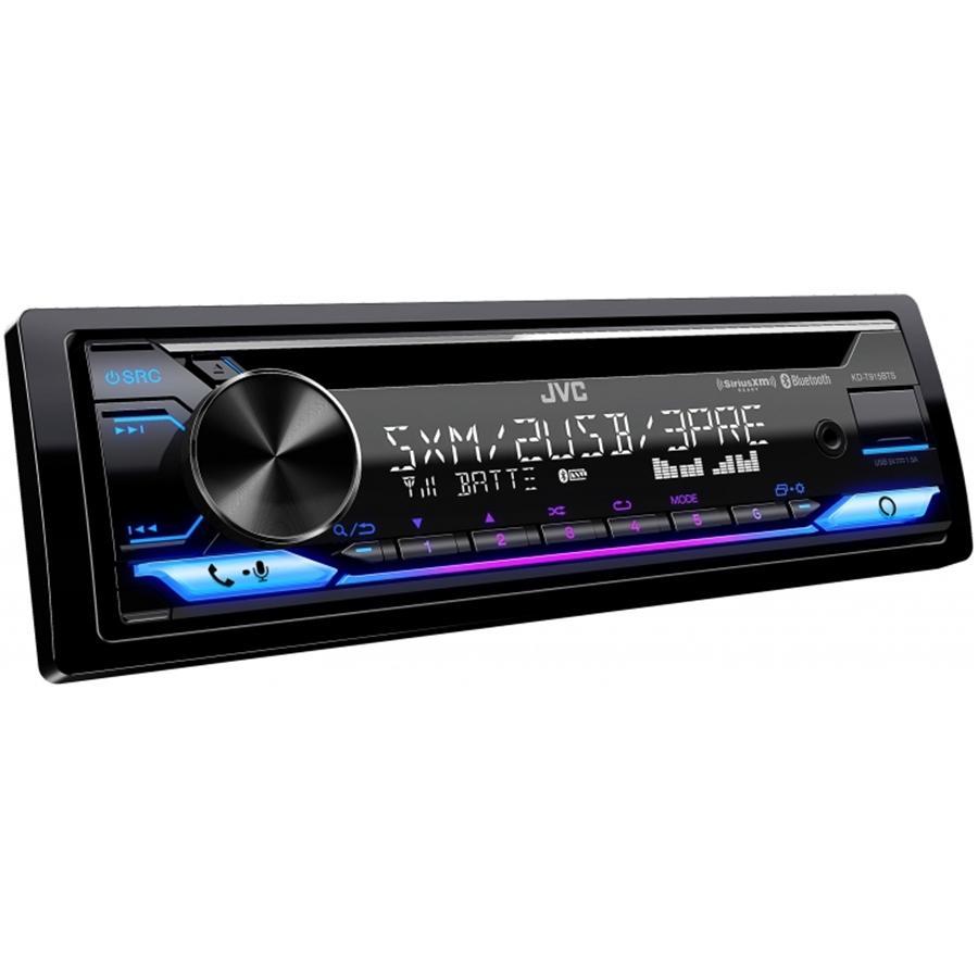 JVC KD-T915BTS In-Dash 1-DIN CD Receiver Featuring Bluetooth, AM/FM Car Radio, Black - - Mounts For Less