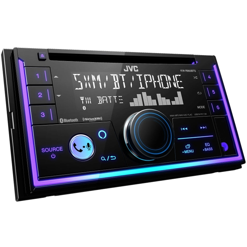 JVC KW-R950BTS - Radio/Multimedia Receiver with CD Player and Bluetooth, For Car, Black - - Mounts For Less