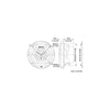 JVC - Marine MotorSports Speakers, 2-Way Coaxial, 6.5 Inch, 260W, White - - Mounts For Less
