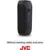 JVC SP-SX3BT - Portable Wireless Speaker, Bluetooth 5.0, Water Resistant, Black - - Mounts For Less