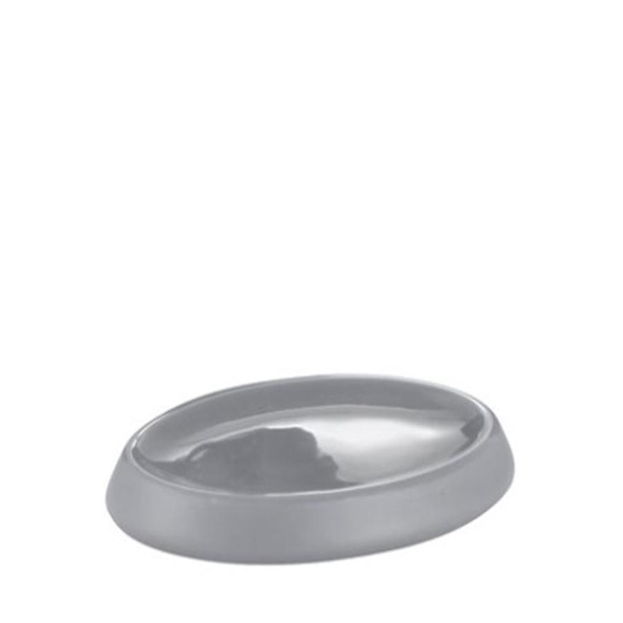 Jessar - Ceramic Bathroom Soap Dish, Gray - - Mounts For Less