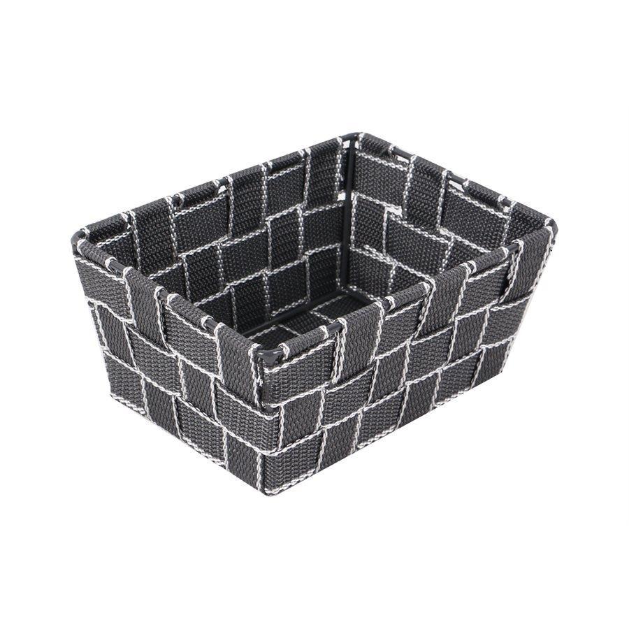 Jessar - Fabric Storage Basket, 19X14X9 cm, Gray - - Mounts For Less
