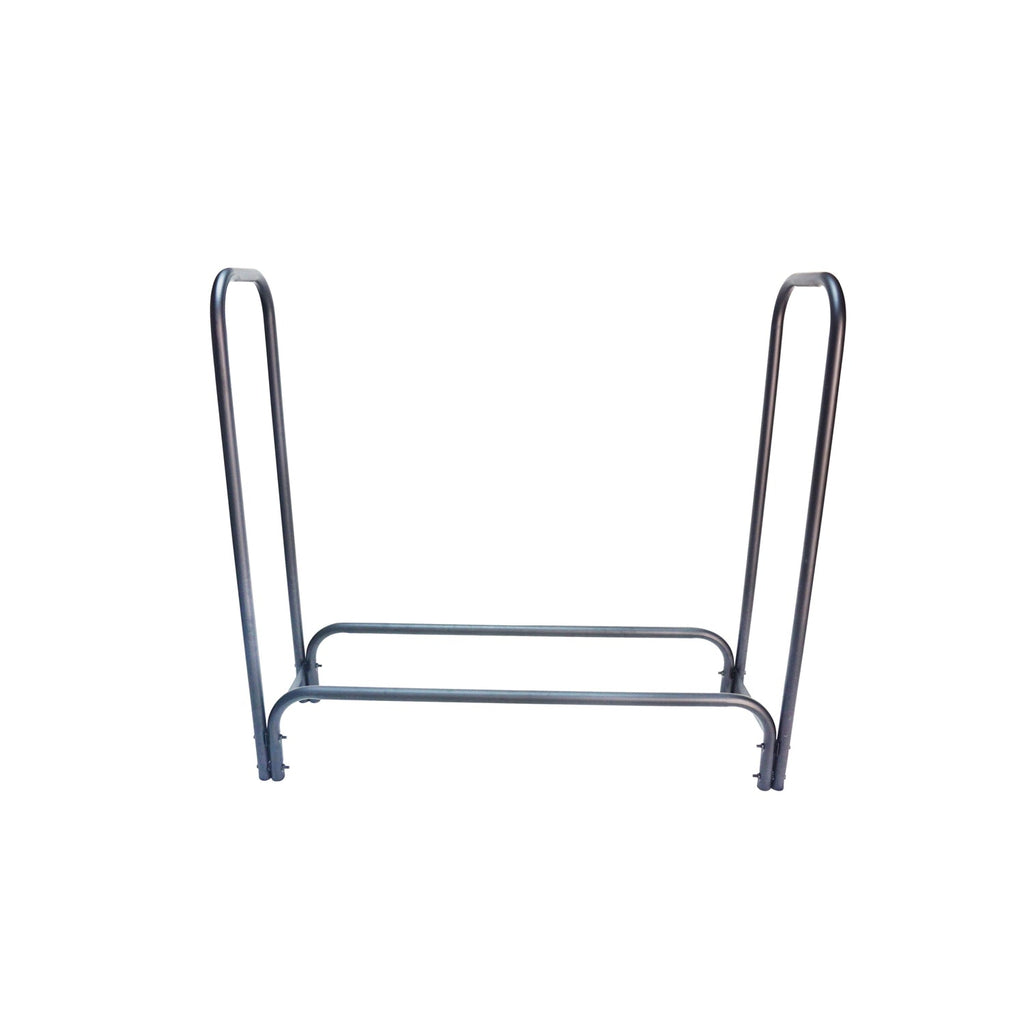 Jessar - Metal Log Holder, 122x34x124cm, From the Spirit Collection, Silver Plated - - Mounts For Less