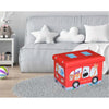 Jessar - Ottoman / Footstool with Storage for Children, From the Do-Re-Mi Collection, Zoo Animal Print - - Mounts For Less