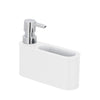 Jessar - Soap Dispenser with Sponge Storage, White - - Mounts For Less
