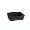 Jessar - Wicker Storage Basket, 38X26X13 cm, Brown - - Mounts For Less