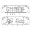 Kenwood - 4 Channel Class D Power Amplifier, For Car, Silver - - Mounts For Less