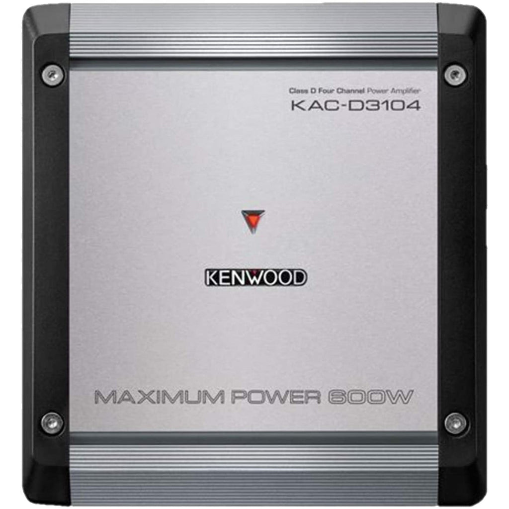 Kenwood - 4 Channel Class D Power Amplifier, For Car, Silver - - Mounts For Less
