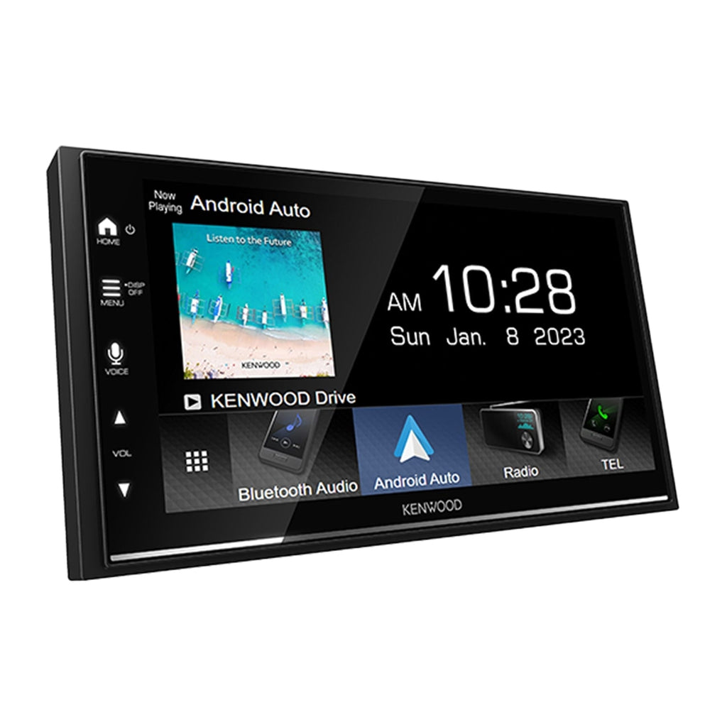 Kenwood - Digital Multimedia Receiver with 6.8" Screen and Bluetooth 5.0, for Car, Black - - Mounts For Less