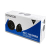 Kenwood KFC-1653MRB Marine/ MotorSport 2-Way Coaxial Speakers featuring Water Resistant Woofers, Black - - Mounts For Less