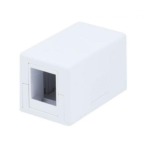 Keystone surface box white 1 bay - Slim version - - Mounts For Less