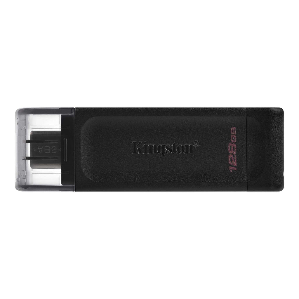 Kingston - DataTraveler 70 USB Type-C Flash Drive, USB 3.2 GEN 1, 128GB Capacity - - Mounts For Less