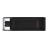 Kingston - DataTraveler 70 USB Type-C Flash Drive, USB 3.2 GEN 1, 128GB Capacity - - Mounts For Less