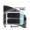 Kingston - Exodia DataTraveler USB Flash Drive, USB 3.2 GEN 1, 64GB Capacity, Pack of 2 - - Mounts For Less