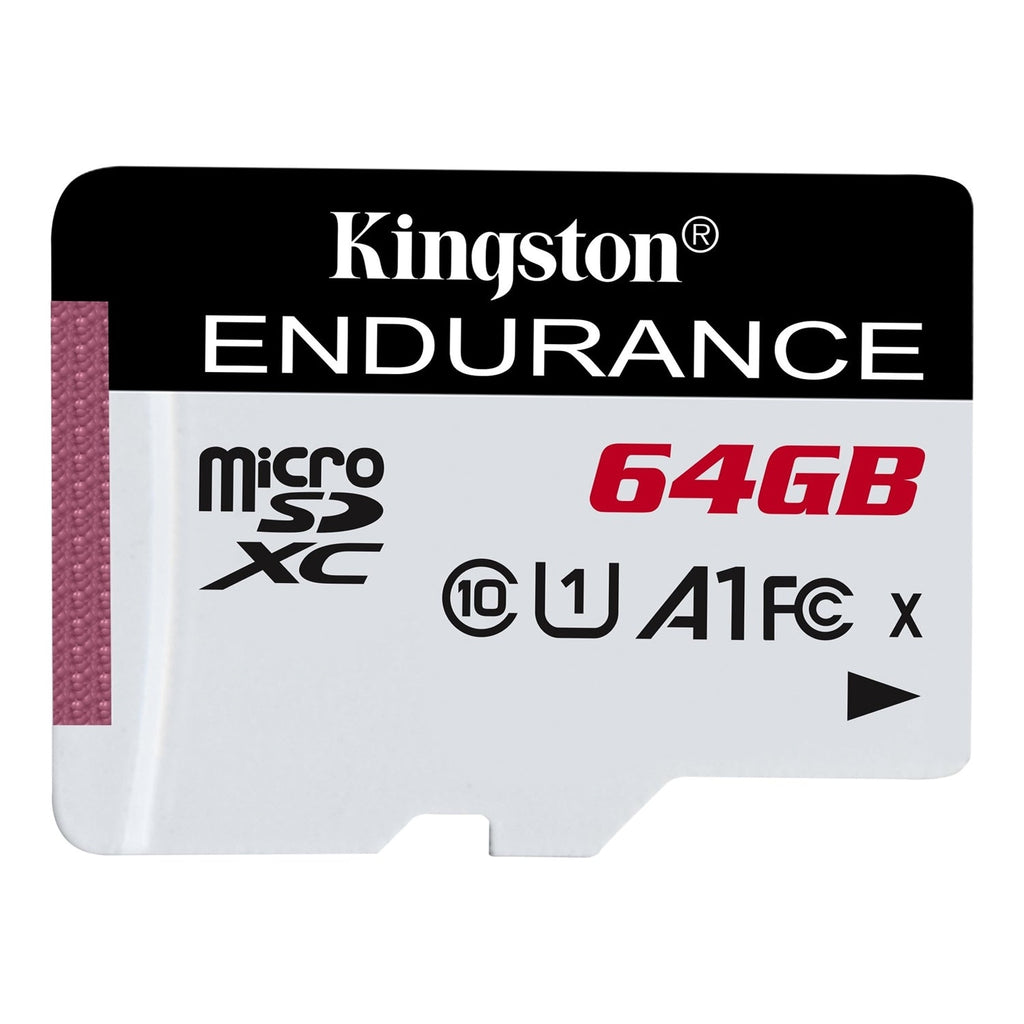 Kingston - High-Endurance MicroSD Card, 64GB Capacity, UHS-I U1 Class 10 A1 - - Mounts For Less