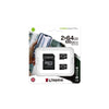 Kingston - Set of 2 Micro SDXC Canvas Select Plus Cards, 100R, A1, C10, 64GB with 1 Adapter - - Mounts For Less