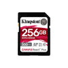 Kingston Technology - Canvas React Plus SD Memory Card, 256GB Capacity, UHS-II 4K/8K - - Mounts For Less