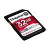 Kingston Technology - Canvas React Plus SD Memory Card, 32GB Capacity, UHS-II 4K/8K - - Mounts For Less