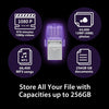 Kingston Technology - DataTraveler MicroDuo 3C Dual Interface USB-C and USB-A USB Flash Drive, USB 3.2 GEN 1, 128GB Capacity - - Mounts For Less