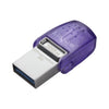Kingston Technology - DataTraveler MicroDuo 3C Dual Interface USB-C and USB-A USB Flash Drive, USB 3.2 GEN 1, 128GB Capacity - - Mounts For Less