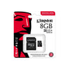 Kingston Technology - Industrial Micro SD Card with SD Reader, 8GB Capacity, Class 10, UHS-I, U3, V30, A1 - - Mounts For Less