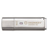 Kingston Technology - IronKey Locker+ 50 Encrypted USB Flash Drive, USB 3.2 GEN 1, 16GB Capacity, Automatic Cloud Backup - - Mounts For Less