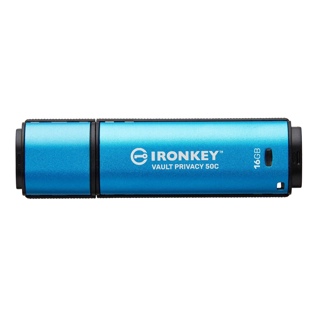 Kingston Technology IronKey Vault Privacy 50C Encrypted USB Type-C Flash Drive, USB 3.2 GEN 1, 16GB Capacity - - Mounts For Less