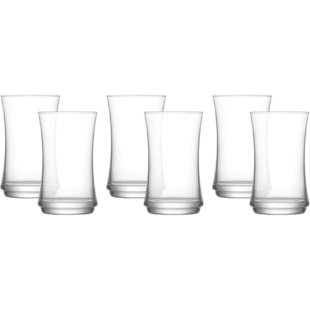 LAV - Set of 6 Glasses, 365 mL Capacity, Dishwasher Safe - - Mounts For Less