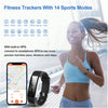 LetsCom - Health and Fitness Tracker/ Smart Watch, Bluetooth 5.0, Purple - - Mounts For Less