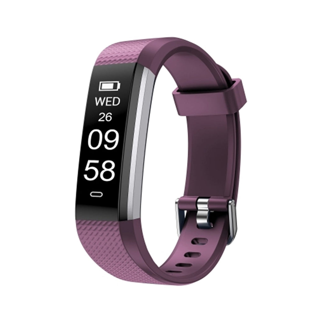 LetsCom - Health and Fitness Tracker/ Smart Watch, Bluetooth 5.0, Purple - - Mounts For Less