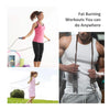 LetsFit - Jump Rope with Foam Handles, Adjustable Length, Grey - - Mounts For Less