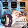 LetsFit - Smart Watch, 1.3 '' Touchscreen with Heart Rate Monitor, Purple - - Mounts For Less