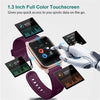 LetsFit - Smart Watch, 1.3 '' Touchscreen with Heart Rate Monitor, Purple - - Mounts For Less