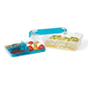 LocknLock - Set of 2 Bento EasyLunch Containers, 946mL Capacity, Blue - - Mounts For Less