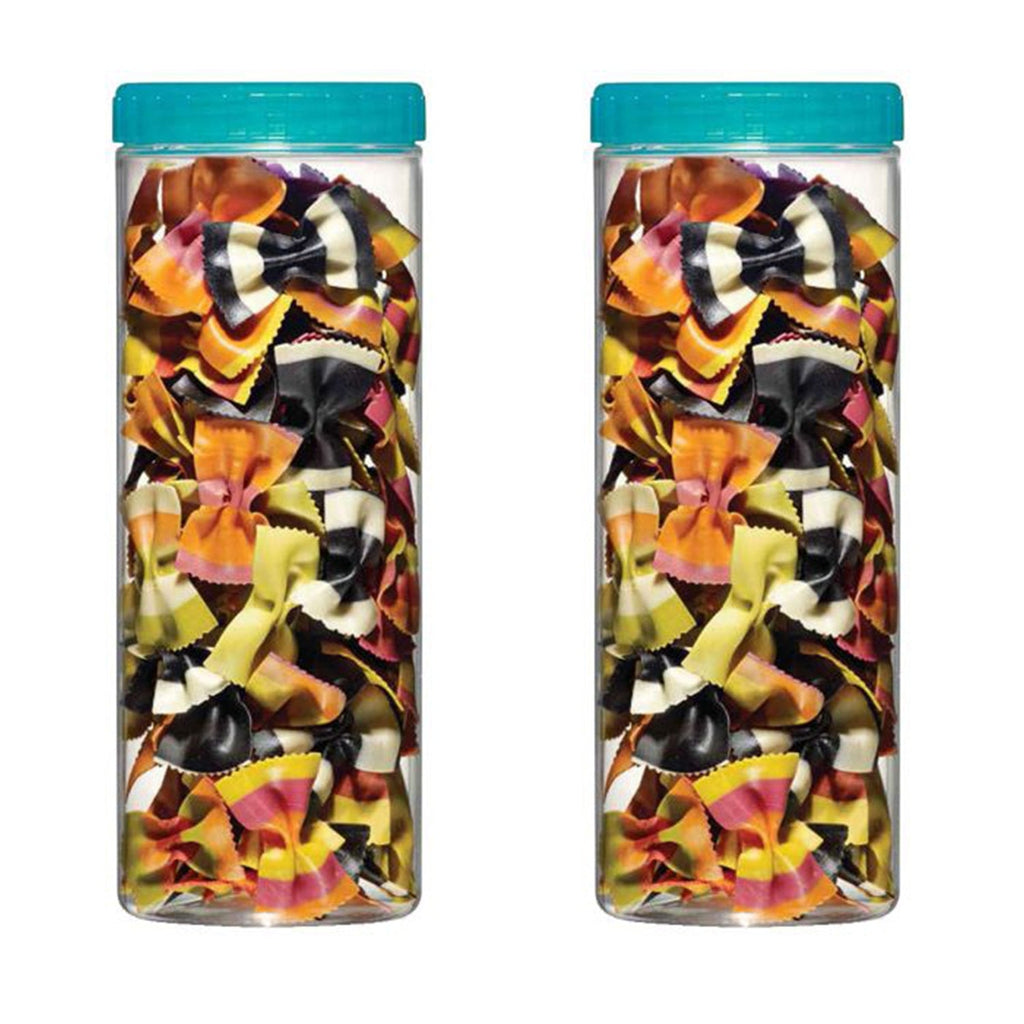 LocknLock - Set of 2 Containers with Interlock Screw Lid, 1.6 Liter Capacity, Blue - - Mounts For Less