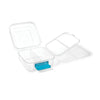 LocknLock - Set of 2 EasyLunch Lunch Box Containers, 1.2 Liter Capacity, Blue - - Mounts For Less