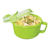 LocknLock - Set of 2 EasyLunch Meal Containers, 1.1 Liter Capacity, Green - - Mounts For Less