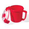 LocknLock - Set of 2 EasyLunch Plastic Soup Containers, 710mL Capacity, Red - - Mounts For Less