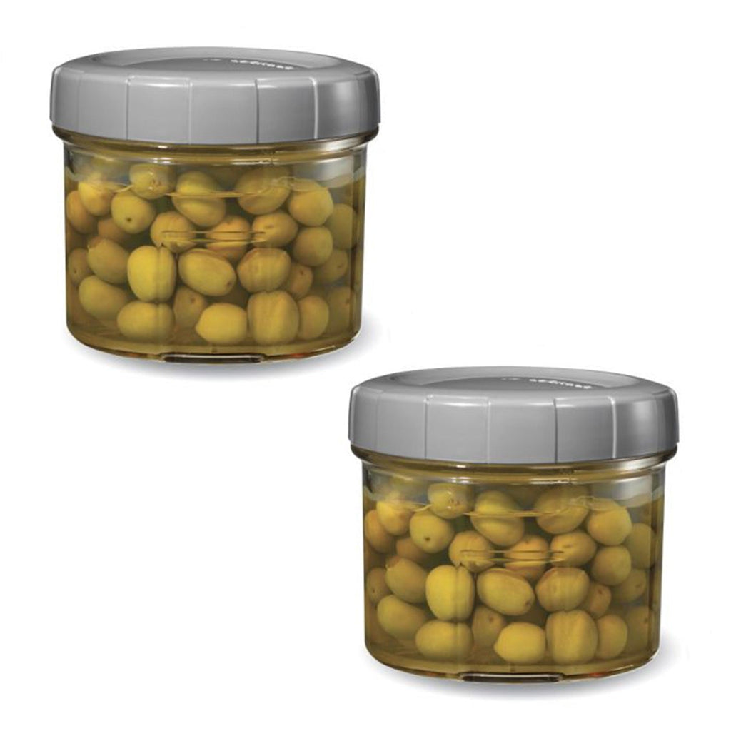 LocknLock - Set of 2 Marinade Containers, 500mL Capacity, Gray - - Mounts For Less