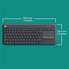Logitech K400 Wireless Keyboard With French Touchpad, For Computer or Smart TV Black - - Mounts For Less