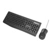 Marvo Office - USB 2.0 Wired Keyboard and Mouse Combo, 104 Keys, English Language, 1200 DPI, Black - - Mounts For Less