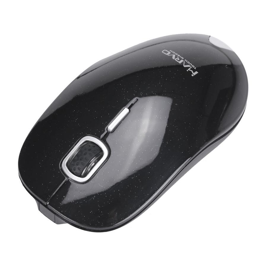 Marvo Office - Wireless Optical Mouse with 3 Buttons, DPI: 1000/1200/1600, Black - - Mounts For Less